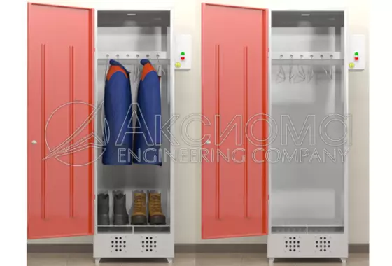 Шкаф для сушки одежды СКС-5 электрический 220 В с цельно сварной конструкцией.