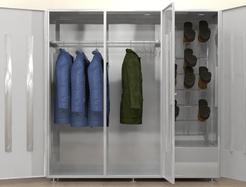 Сушильные шкафы СКС-2 для одежды, спецодежды и обуви.